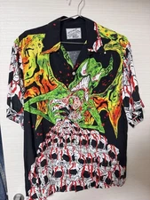 WACKO MARIA Waco x NECK FACE  Hawaiian Shirt  MINT M