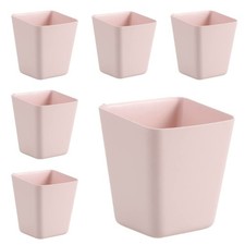 6 Pack Hanging Cup Holders, Wall Organizers, Rolling Cart Accessories Hanging...