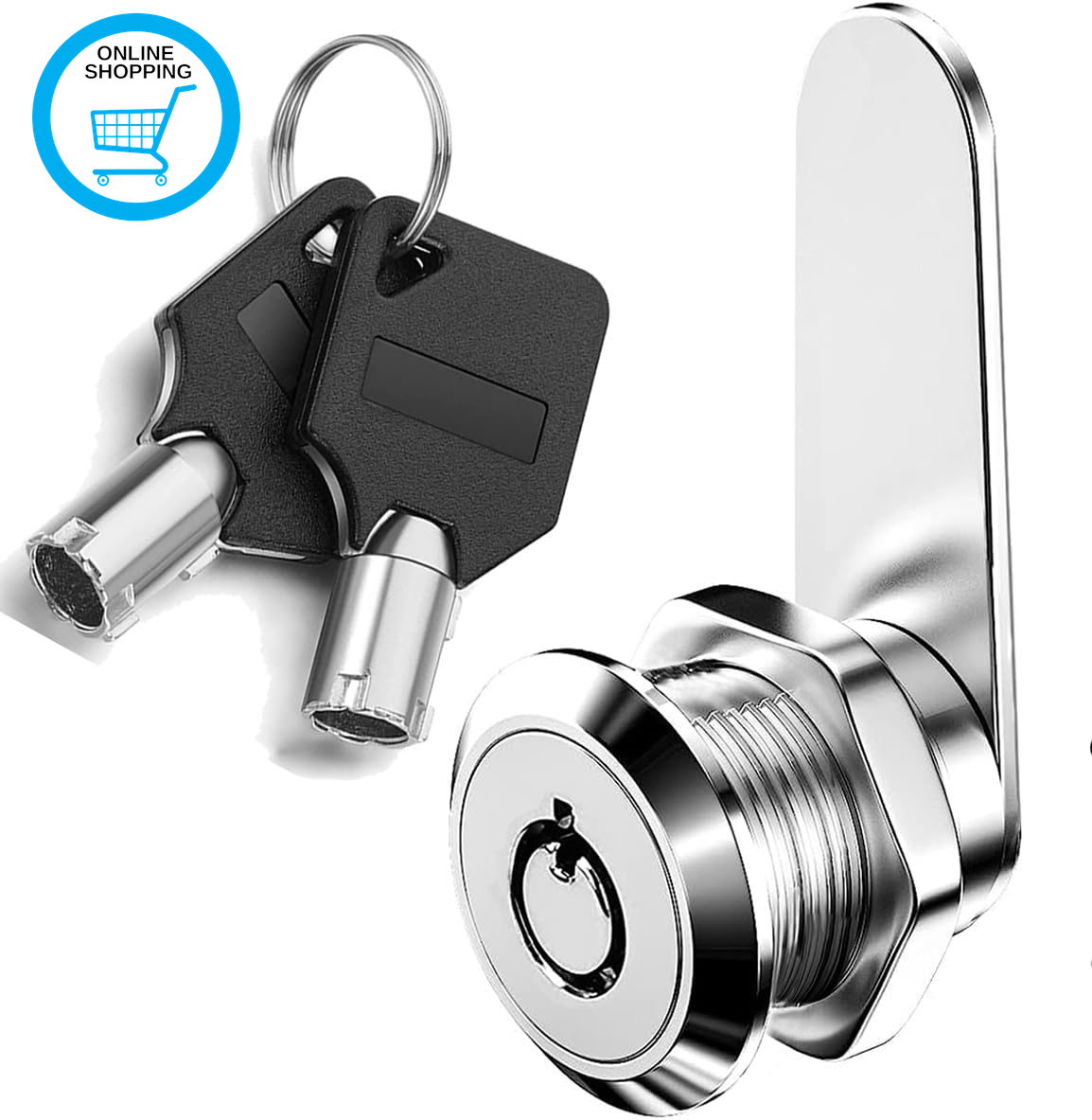 25Mm Thread Tubular Cam Lock with Key Alike, Lock for Letter Box Cupboard Cabine