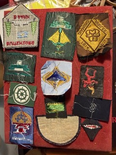 12 vintage Girl Guide Related Patches Some Foreign Issues Badges Etc