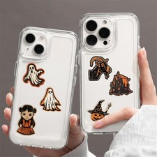 50PCS Halloween Stickers Vinyl Waterproof Pumpkin Spooky Decals DIY Party