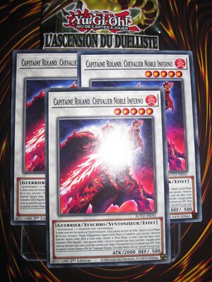 Yu-gi-oh! com playset (pack of 3) Captain roland knight noble rotd ...