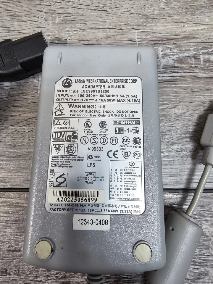 View Sonic LSE9901B1250 LCD Monitor AC Adapter 12V 4.16A 50W Max Power Supply - - Image 2 of 4