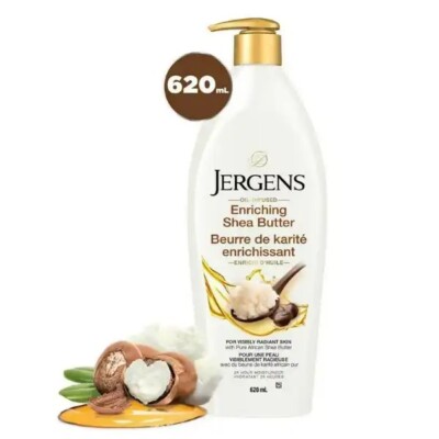 Jergens Enriching Shea Butter Moisturizer Body Lotion, Dry Skin