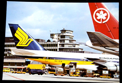 59150 AK Airplane Airport Frankfurt Main Control Tower Singapore Airlines