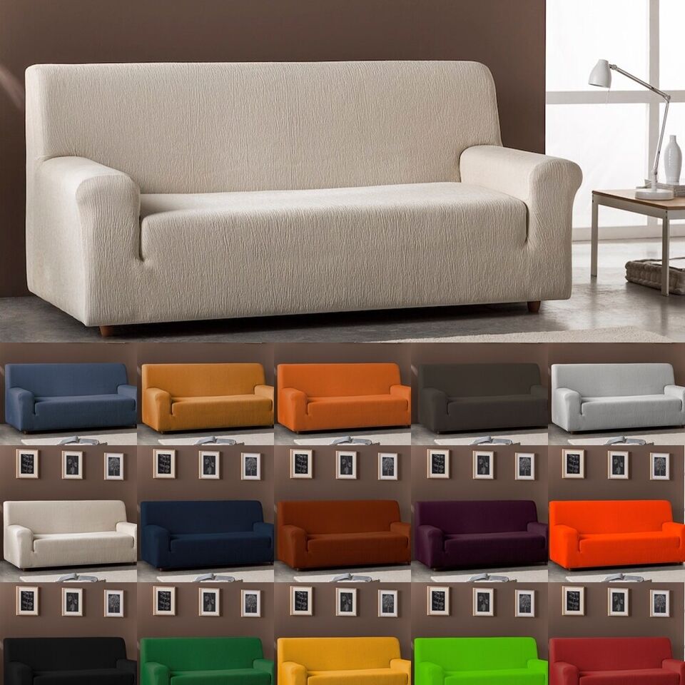 Fundas de sofá y sillón elásticas mod. LIDIA en varios colores 1...