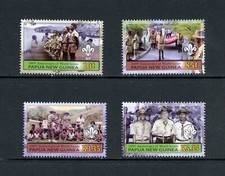 L887 Papouasie-Nouvelle-Guinée 2007 Scout 4v. MNH