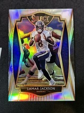 LAMAR JACKSON 2020 SELECT SILVER SP #102 PREMIER LEVEL RAVENS