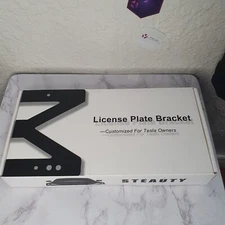 Steauty Tesla Model Y Front alloy aluminum  License Plate Frame Bracket Kit