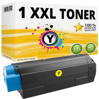1x XXL TONER Yellow für OKI Data C3100 C3200 N C5100 N C5200 N C5300 DN C5300 N
