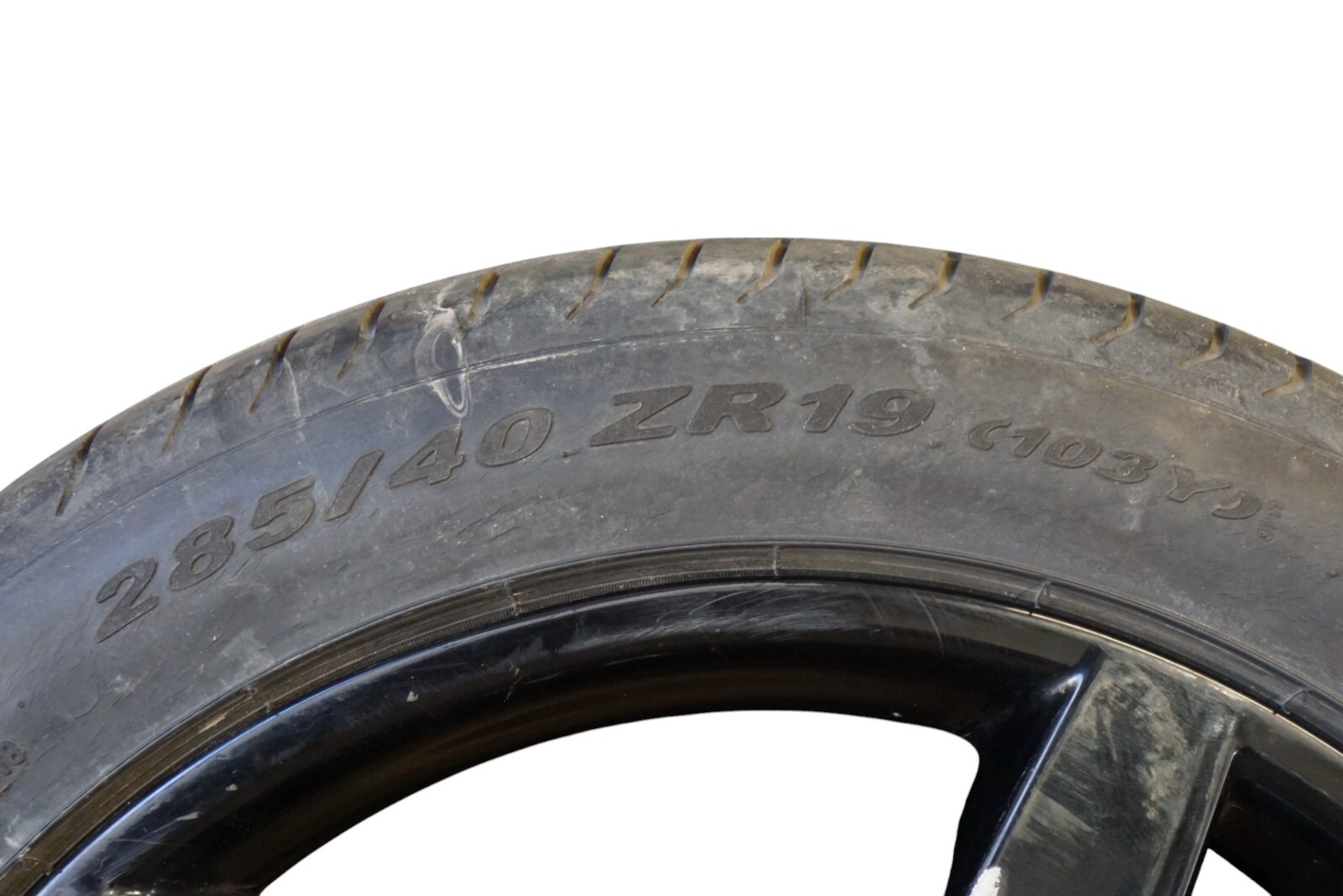 2009 - 2014 FERRARI CALIFORNIA BLACK 19 INCH 19X10 REAR WHEEL RIM OEM +NOTE