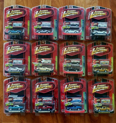 JOHNNY LIGHTNING 60s Sizzle Serie R6 - Blister incl. Box -OVP-