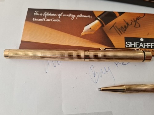 Sheaffer White Dot Gold Electroplated Fountain Pen with Pen 14K (.585) Nib - 第 7/24 張圖片