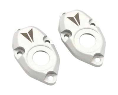 Vanquish F10 Aluminium Portal Hinterachskappen Transparent VPS08628 VRD Carbon K