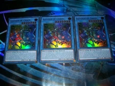 3x Illusion of Chaos 1st Edition Ultra Rare RA02-EN020 Yu-Gi-Oh!
