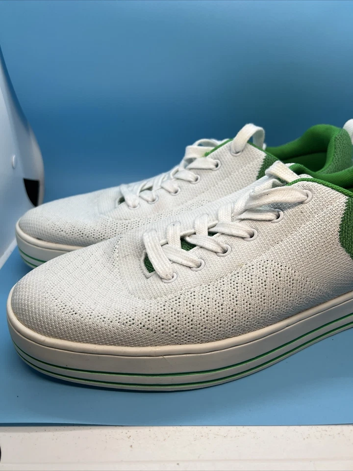 Zapatillas Hombre United Colors Of Benetton Talla 44EU/11US Blanco/Verde Foto 2 de 4