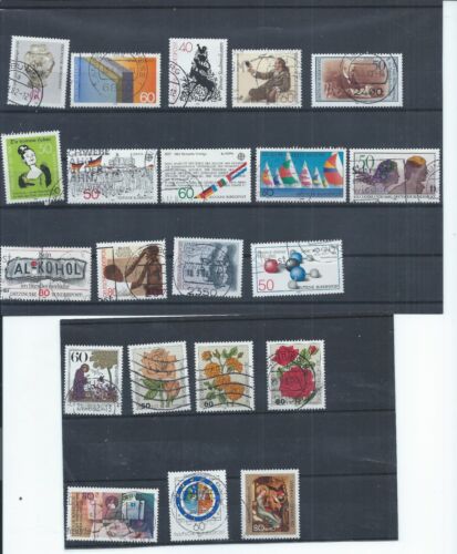 Germany stamps.   1982 used lot.  Johann Freidrich Bottger, Energy etc  (L688) - 第 1/2 張圖片