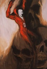 Shane Pierce Original DC Comics / Horror & Skull Art Painting ~ Deadman
