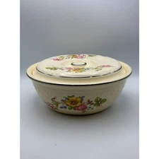 Homer Laughlin Oven Serve Embossed 9" Lidded Casserole