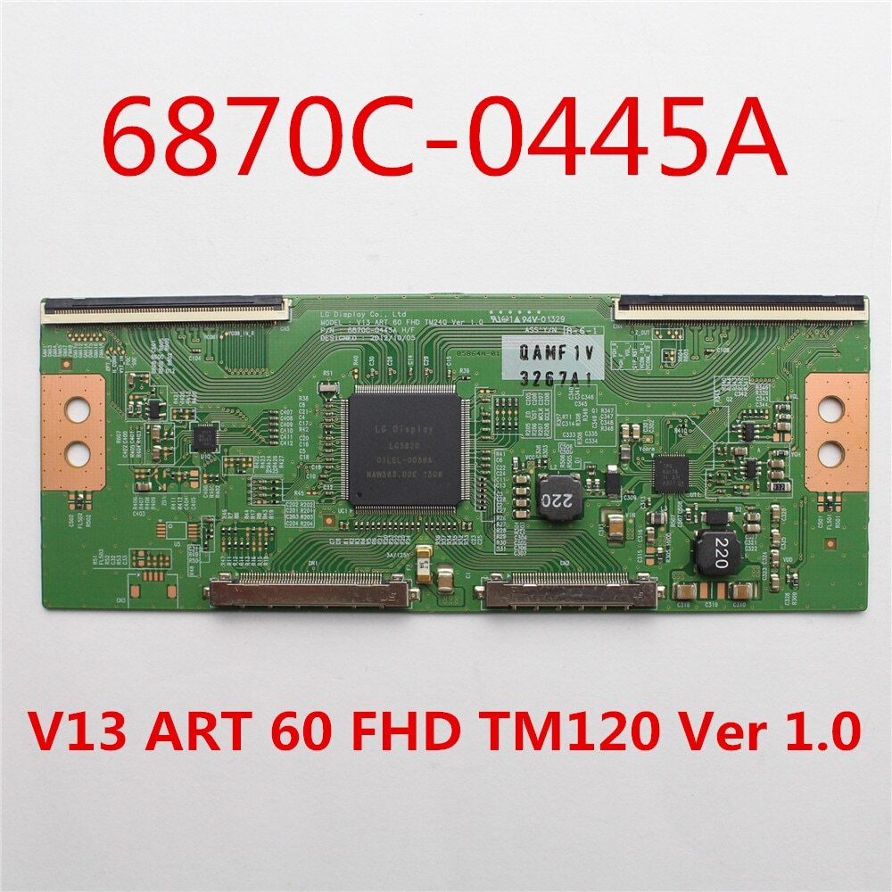 bqndf692ページ Tcon Board 6870C-0445A V13 ART 60 FHD TM120 Ver 1.0 for SONY Vizio