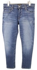 JACK & JONES Slim / Glenn Jeans Men's W32/L30 Whiskers Faded Denim Blue