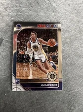2019-20 NBA Hoops Premium Stock JORDAN POOLE Warriors RC #223