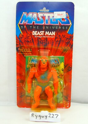 MOTU, Beast Man, Masters of the Universe, MOC, carded, figure, sealed, He-Man