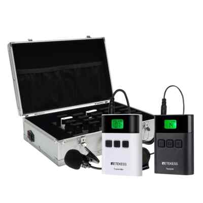 Retekess TT122 Wireless Tour Guide System 2 Transmitter 30 Receivers Charge Case