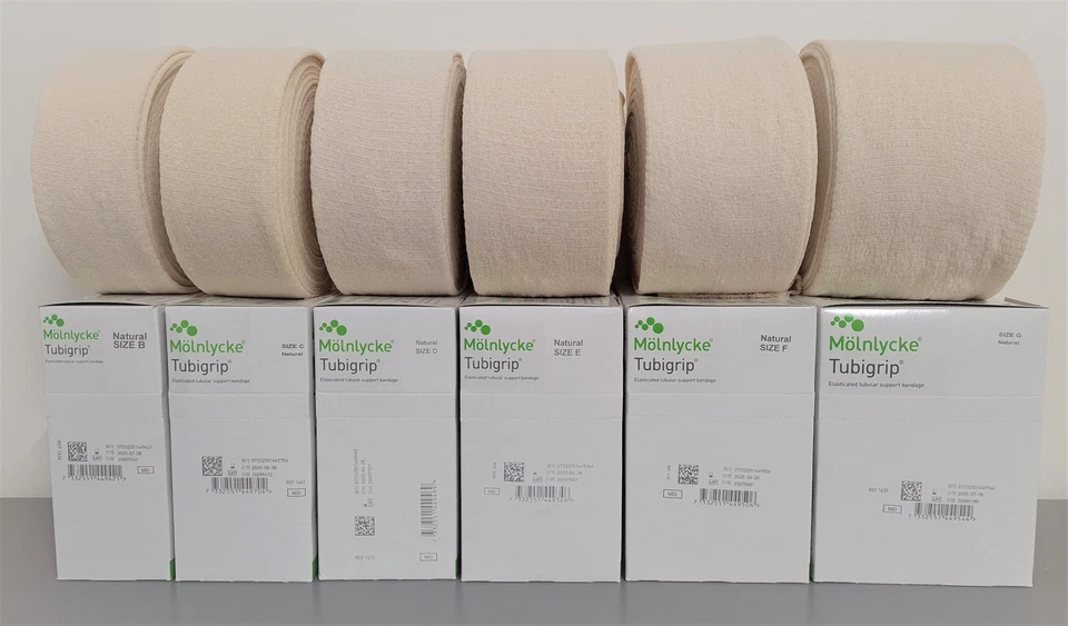 MOLNLYCKE Tubigrip Elasticated Support Bandages 1 Metre All Sizes - Fast P&P - 24hr RM