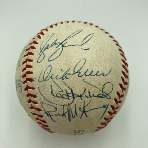 1973 Oakland A's Athletics World Series Champs Team Signed Baseball JSA COA - Picture 8 of 9