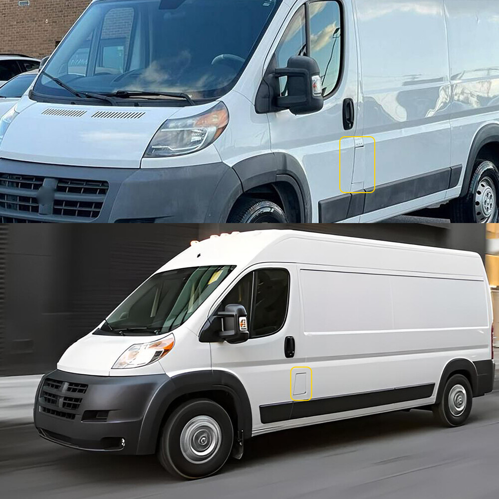 For 2014-2024 Ram Promaster 1500 2500 3500 Fuel Gas Tank Door Lid Cap Cover