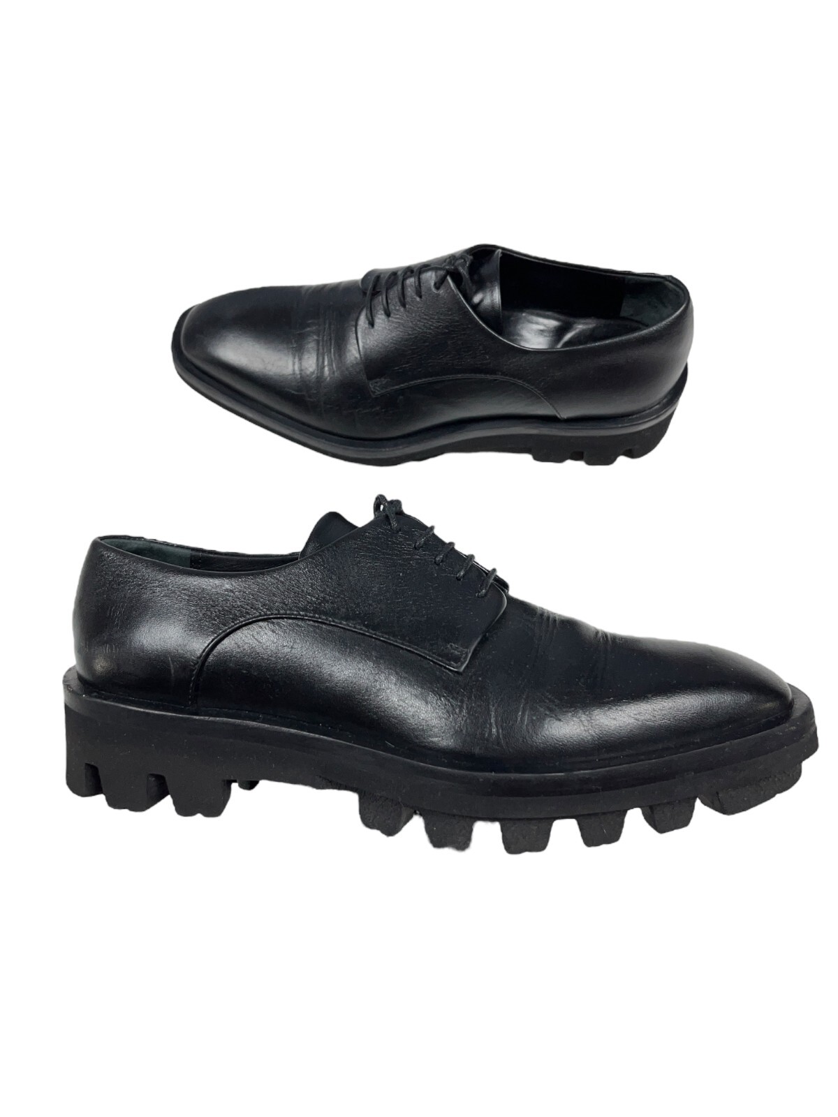 SAOLA Rara suola Jil Sander Lug in pelle derby donna US 8 IT 38