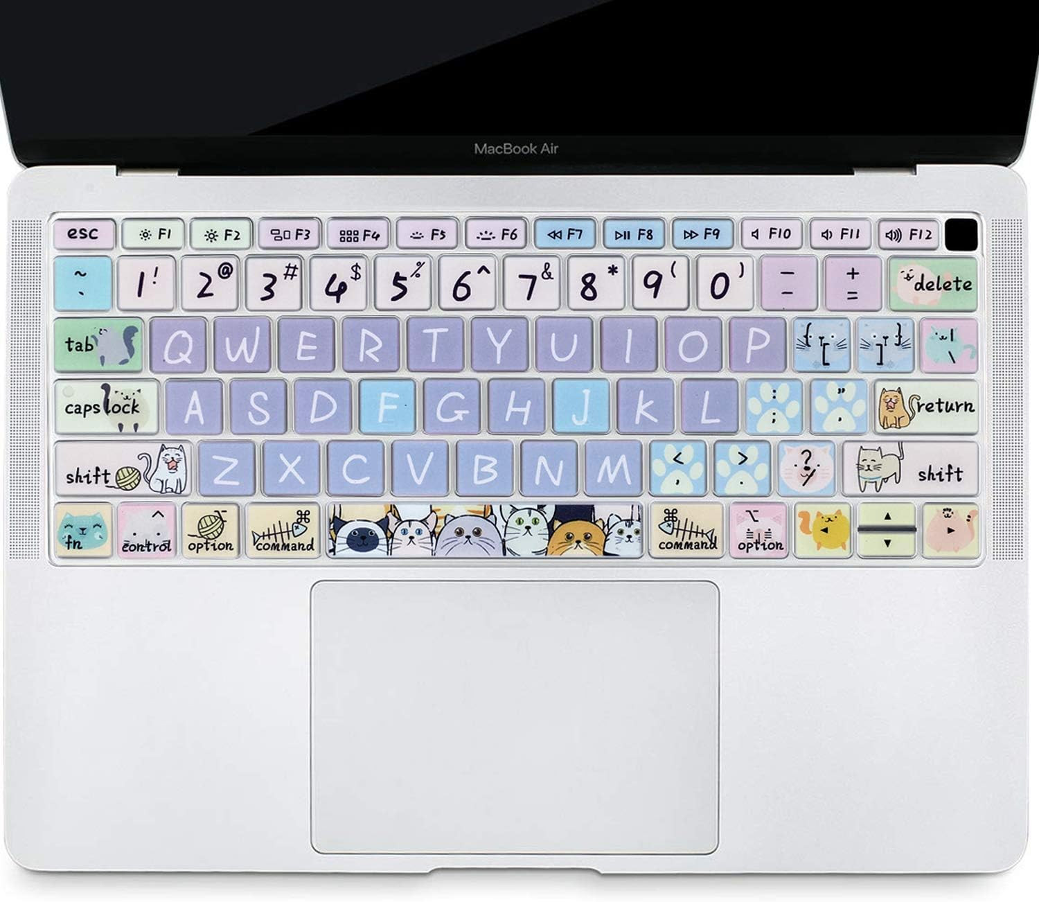 Keyboard Cover Protector for Apple Macbook Air 13.3 Inch (Model: A1932 2018/2019