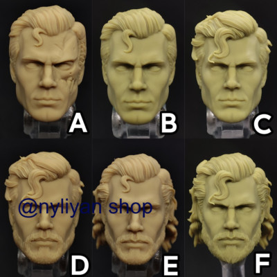 1/12 Male Head Sculpt For 6'' Mafex Action Figure Body Toys