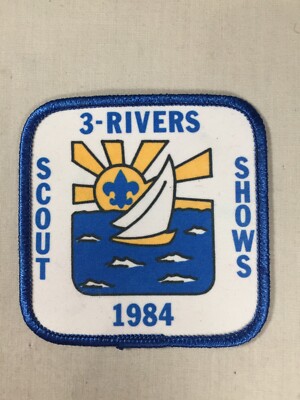 1984 Three Rivers Council Scout Shows BSA Activity Patch | eBay