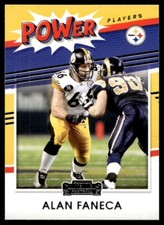 2021 Panini Contenders Power Players Alan Faneca G34 #AFA