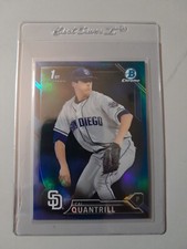 2016 Bowman Draft Chrome Pick Blue  Refractor #67/150 Cal Quantrill 