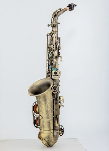 P.Mauriat 76 Alto Saxophone Antique Copper Plated E-flat with Case - Picture 8 of 11