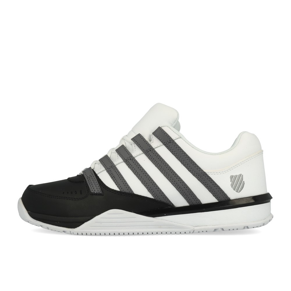 K-Swiss Baxter Black Charcoal White Schuhe Sneaker Schwarz Grau Weiß K-Swiss Baxter Black Charcoal White Schuhe Sneaker Schwarz Grau Weiß