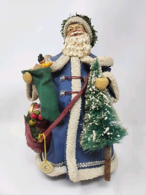 Santa Blue Robe Possible Dreams Clothtique Santa Blue Robe St Nicolas In Box #713048 ...