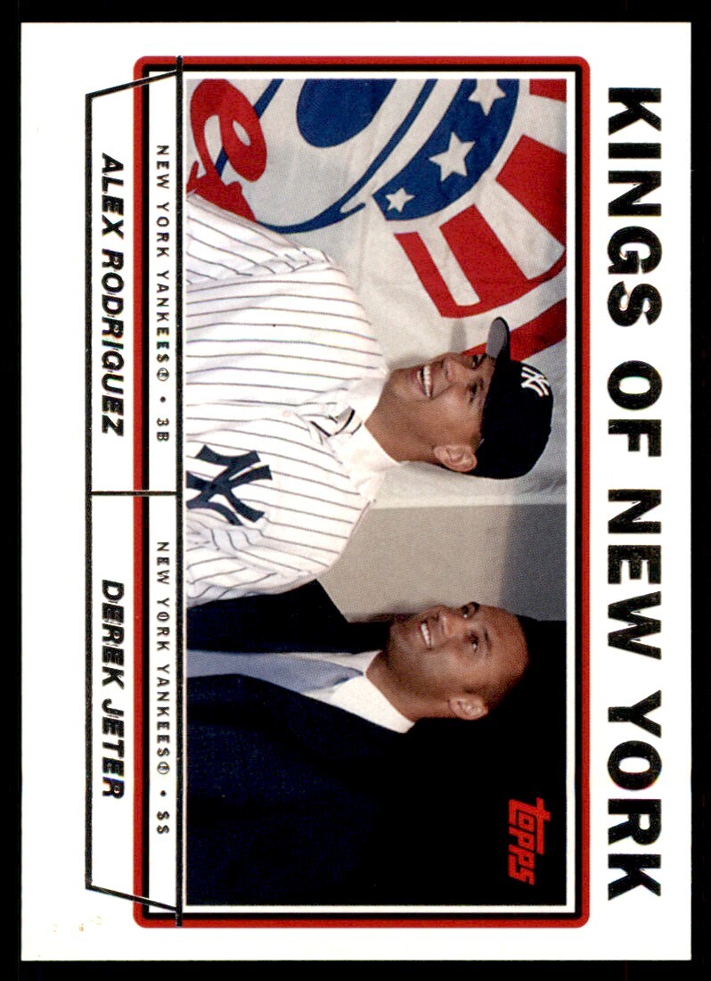 2004 TOPPS #693 KINGS OF NEW YORK (ALEX RODRIGUEZ/DEREK JETER) NEW