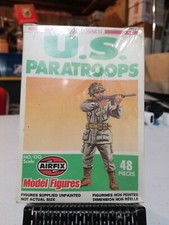 WW II US PARATROOPS FIGURES HO Scale Airfix Model Kit 751