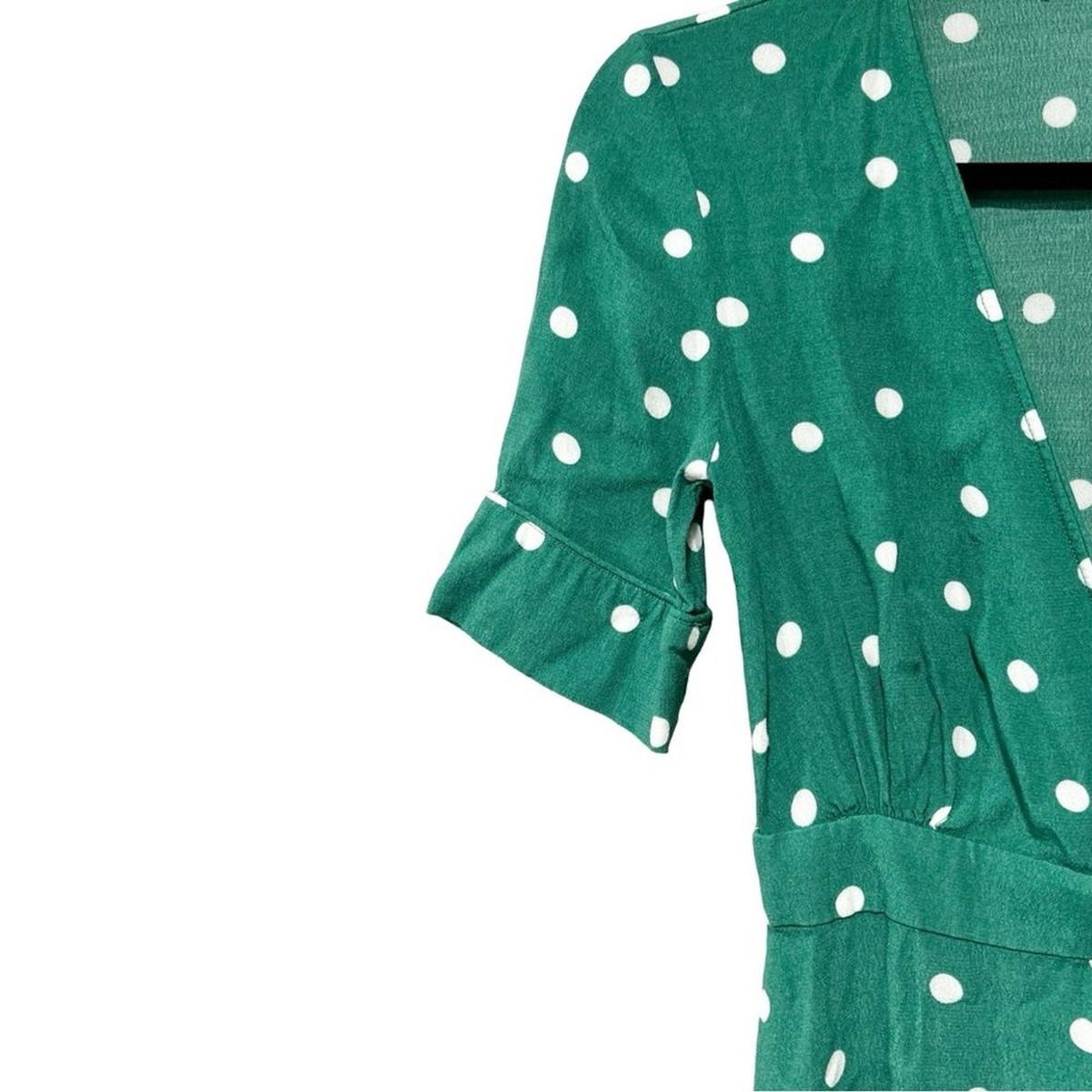& OTHER STORIES Polka Dot Wrap Green V-neck Mini Dress Sz 0 | eBay & OTHER STORIES Polka Dot Wrap Green V-neck Mini Dress Sz 0 | eBay