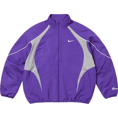 Supreme Nike Track Jacket Purple XL 1XL SS25 On hand ready