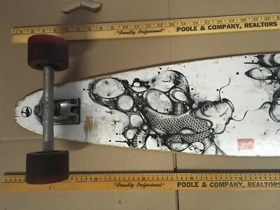 KRY takurami 初期デザイン Arbor Bamboo Longboard Nanami Cowdroy Koi Fish Graphic Venice