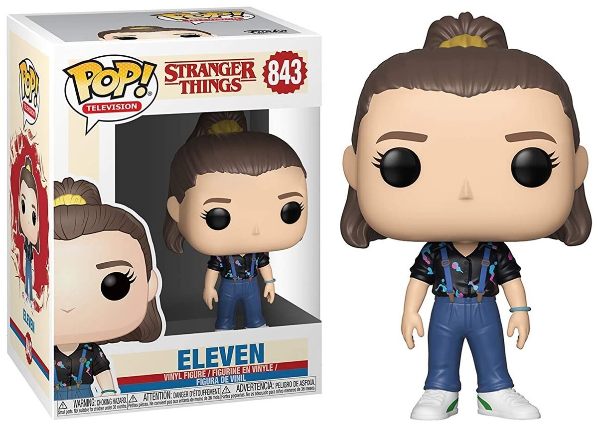 Funko Pop! Stranger Things ELEVEN SUSPENDERS S3 #843 Figure NEW