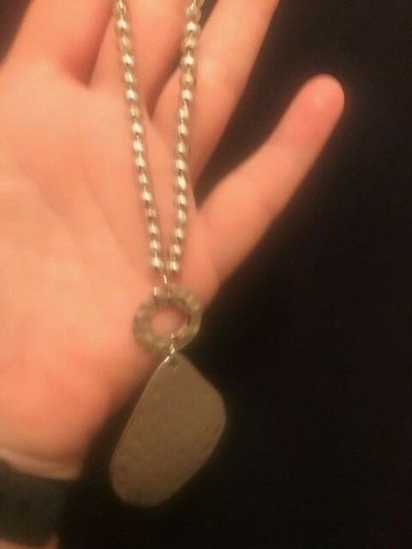 Cato Fashion silver in color beaded pendant necklace 28" super cute! NEW - Picture 3 of 6