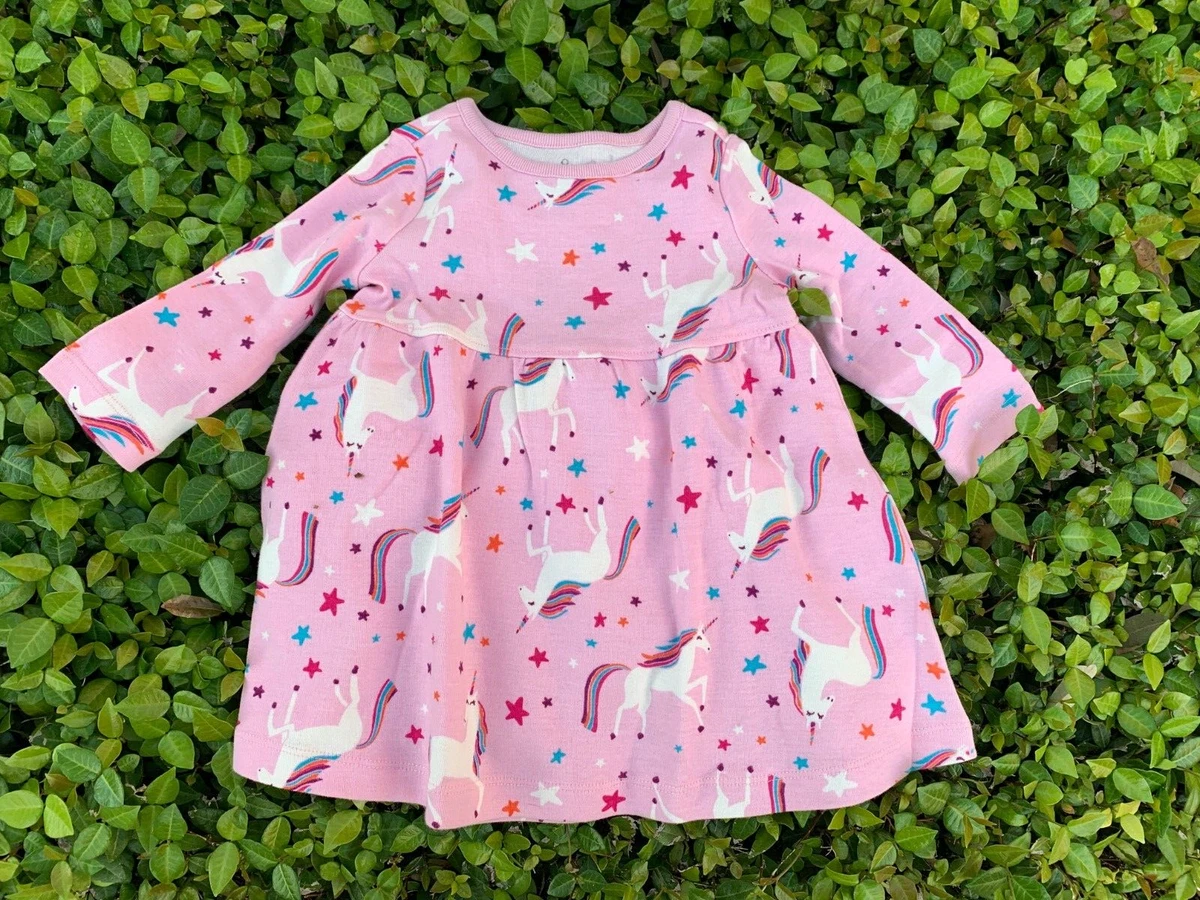 Brand NEW Dress BY Hanna Anderson Unicorn dress 12 18 Months
