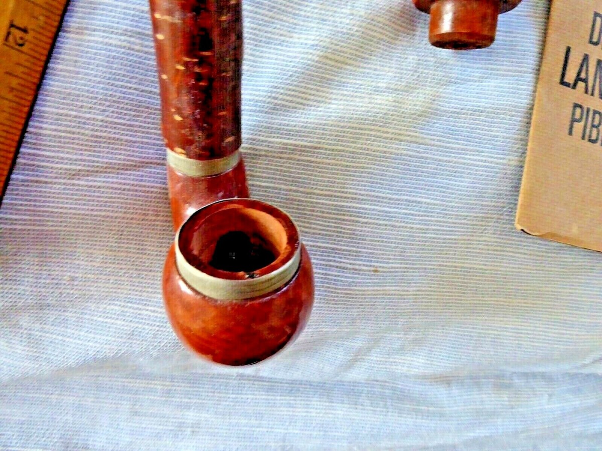 VINTAGE LONG TOBACCO PIPE DENMARK DANISH DEN LANGE PIBE | eBay