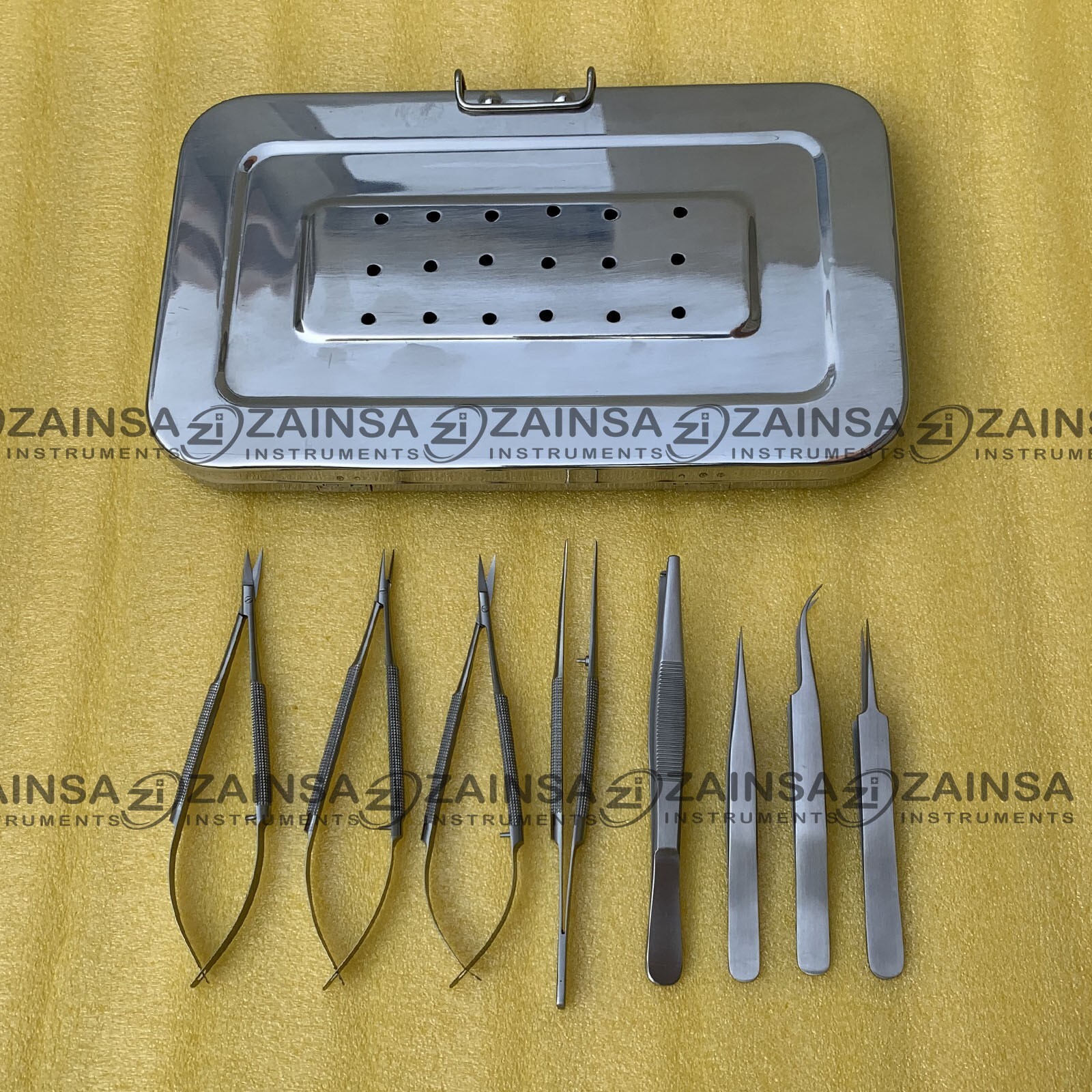 Hand Surgery Basic Set of Micro Surgical Instruments, With case ...